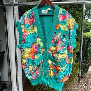 Vintage Sleeveless Gottex Fruit Vest